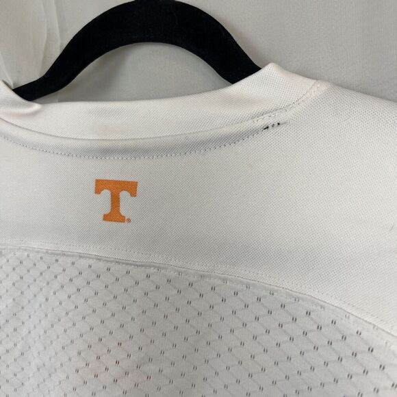 vintage Adidas white blank tennessee volunteers mesh jersey large - Picture 9 of 9